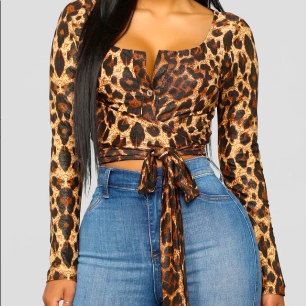 Leopard Crop Top